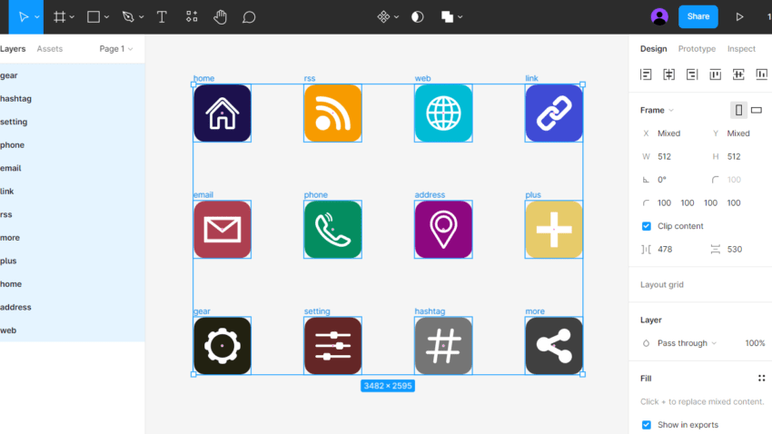 Instructions for editing vector SVG icons or pictures