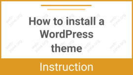 How to install a WordPress theme