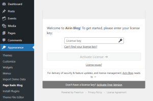 License key activation Airin Blog