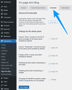 Settings DMC Apps Functions