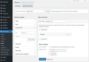 Set Up Navigation Menus